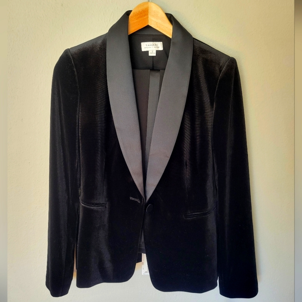 Black Velvet Blazer